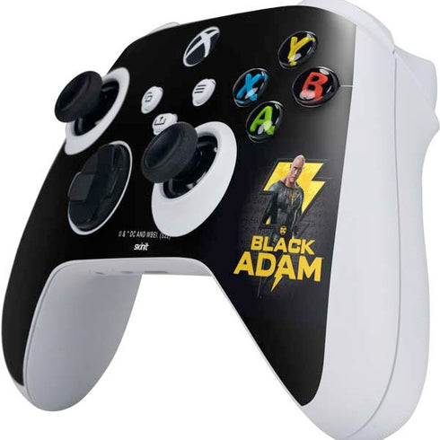 DC Comics Black Adam Movie Art Character and logo Xbox Series S Controller Skin